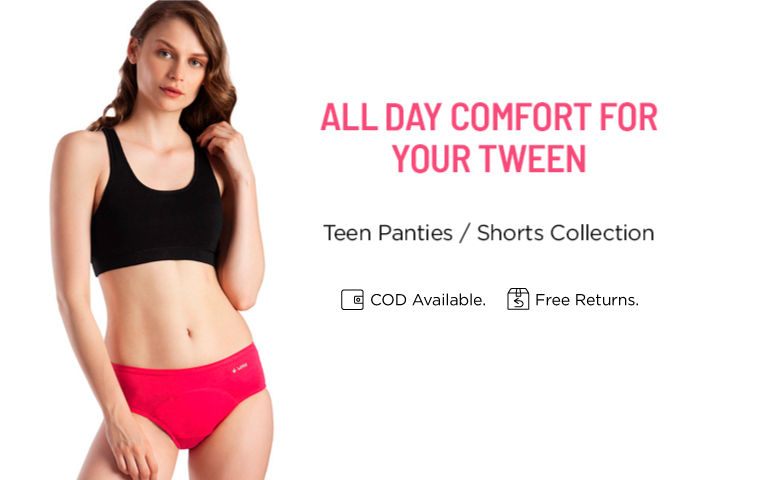 Girls Underwear - Buy Shorts & Underwear for Girls Online | Zivame