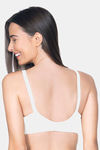 Amante Lace Magic Single Layered Non Wired Full Coverage Lace Bra - White — thumbnail 2