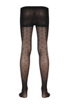 Zivame Bow Patterned Sheer Full Length PantyHose- Black — thumbnail 3