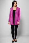 Zivame Made For Moms Front Open Full Sleeves Maternity Shrug-Purple — thumbnail 2