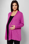 Zivame Made For Moms Front Open Full Sleeves Maternity Shrug-Purple — thumbnail 6