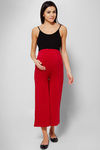 Zivame Made For Moms Belly Covering Maternity Palazzo Pants-Crimson — thumbnail 2