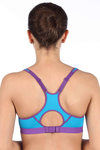 Triumph Lightly Padded Wirefree Sports Bra With Keyhole-Blue — thumbnail 2