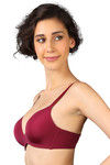 Triumph Silky Smooth Padded Magic Wired Bra-Red — thumbnail 3