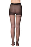 Zivame Anti Microbial Reinforced Toe Pantyhose with Opaque Hip- Black — thumbnail 3