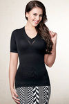 Zivame Smoothening Control Shaping Vest- Black — thumbnail 4