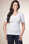 Zivame Shaping Vest Smoothening Control   -  White  — thumbnail 4