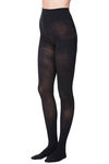 Zivame Anti Microbial Opaque Shaping Pantyhose- Black — thumbnail 2
