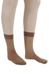 Zivame Sheer Knee Length Socks- Dark Brown — thumbnail 4