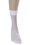 Zivame Sheer Knee Length Socks- White — thumbnail 5