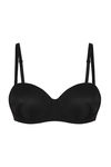 Triumph Pastel Punch Padded Underwired Strapless Bra-Black — thumbnail 1