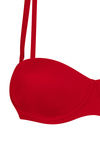 Triumph Pastel Punch Padded Underwired Strapless Bra-Red — thumbnail 3
