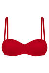 Triumph Pastel Punch Padded Underwired Strapless Bra-Red — thumbnail 4
