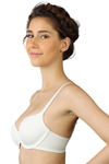 Triumph Seamless Smooth Fit T-Shirt Wired Bra-White — thumbnail 3