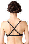 Triumph Elegant Curves Padded Underwired Low Back Converter Bra-Blue — thumbnail 4