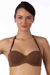 Triumph Smooth Demi Cup Strapless Wirefree Multiway Bra-Brown — thumbnail 1