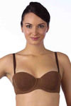 Triumph Smooth Demi Cup Strapless Wirefree Multiway Bra-Brown — thumbnail 2