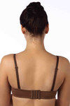 Triumph Smooth Demi Cup Strapless Wirefree Multiway Bra-Brown — thumbnail 3
