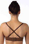 Triumph Smooth Demi Cup Strapless Wirefree Multiway Bra-Brown — thumbnail 5