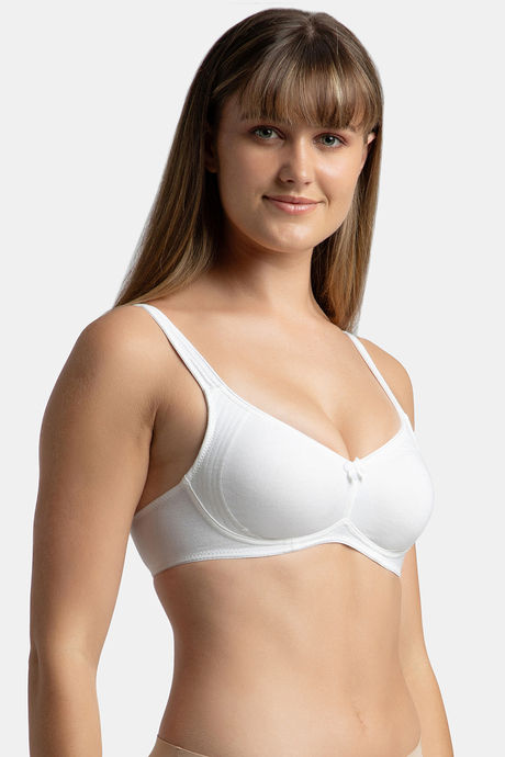

Jockey Full Coverage Non Padded Wirefree Shaper Bra White, Whites