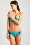 Zivame All That Lace Low Rise Sheer Thong Panty-Blue — thumbnail 1