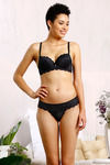 Zivame  Summer Bounty Low Rise Sheer Thong Panty-Black — thumbnail 4
