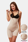 Zivame Body Sculpting Shorts Length Bodysuit Underbust - Skin — thumbnail 1