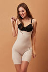 Zivame Body Sculpting Shorts Length Bodysuit Underbust - Skin — thumbnail 6
