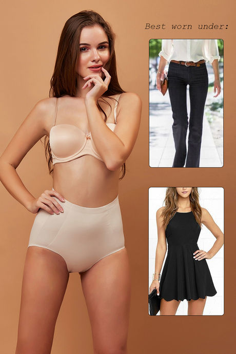 Zivame Body Sculpting Midwaist Brief - Skin — image 3