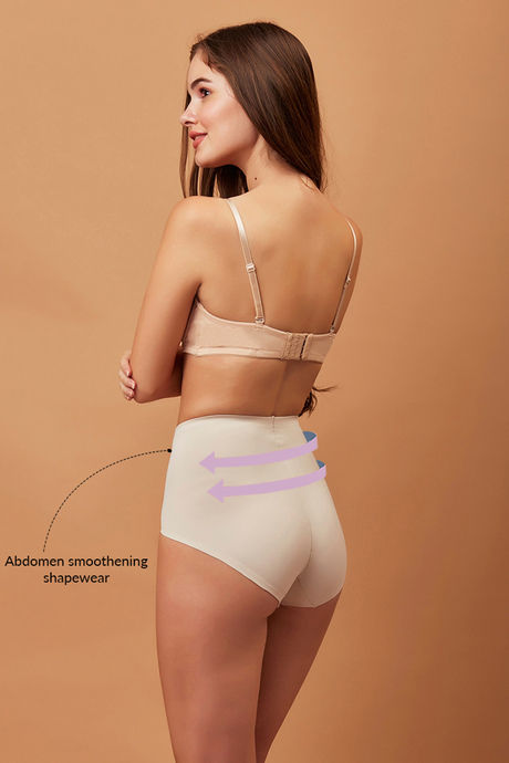 Zivame Body Sculpting Highwaist Brief - Skin — image 2