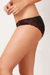 Zivame Contrast Trim Low Rise Bikini Panty- Black — thumbnail 3