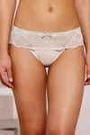 Zivame  Summer Bounty Medium Rise Bikini Brief- Skin — thumbnail 4