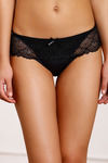Zivame  Summer Bounty Medium Rise Bikini Brief- Black — thumbnail 1
