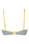 Triumph Everyday Non Padded Underwired Cotton Bra-Yellow Grey — thumbnail 2