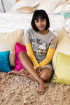 Zivame Cotton CoZzzies Star Cartoon Nightdress- Grey — thumbnail 5