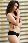 Zivame Laser Cut Front Lace Touch Bikini Panty-Black — thumbnail 2