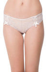 Zivame All That Lace Low Rise Sheer Cheeky Panty-Beige — thumbnail 4