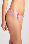 Zivame All That Lace Low Rise Sheer Cheeky Panty-Pink — thumbnail 2