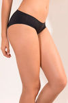 Zivame High On Comfort No Panty Line Bonded Bikini Panty-Black — thumbnail 2