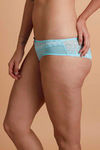 Zivame  Summer Bounty Pretty Lace Low Rise Bikini Panty- Blue — thumbnail 3