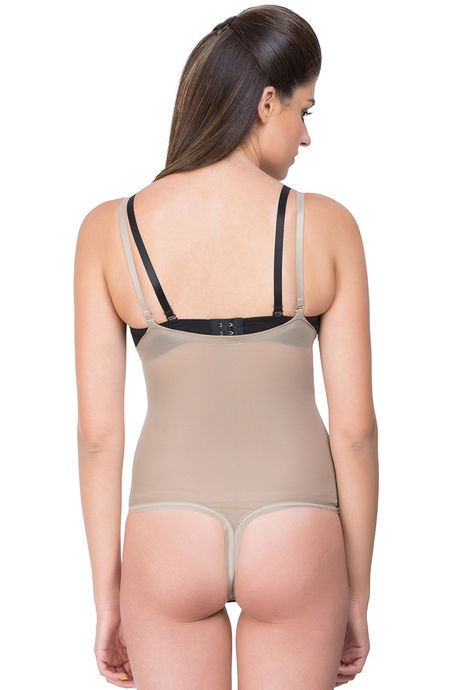 Zivame Thermoslim Medium Impact Strapless Bodysuit- Indian Skin — image 3