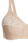 Triumph Floral Luxe Non Padded Full Coverage Wirefree Bra-Skin — thumbnail 3