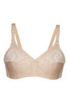 Triumph Floral Luxe Non Padded Full Coverage Wirefree Bra-Skin — thumbnail 4