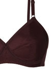 Triumph Midnight Magic Smooth Non Padded Wirefree Bra-Brown — thumbnail 3