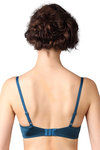Triumph Lace Grace Non Padded Wired Bra- Blue — thumbnail 2