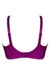 Triumph Embriodered Cup Wirefree Bra With Side Shaper Panel-Purple — thumbnail 2