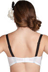 Zivame Goddess Parfait Charming Lace Padded Underwired Multiway Bra- White — thumbnail 2