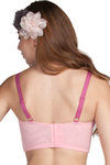 Zivame True Curv Double Layered Wired Medium Coverage Long Line Bra-Pink — thumbnail 2