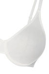 Triumph Underwired Seamless Cotton T Shirt Bra-White — thumbnail 3