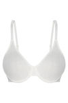Triumph Underwired Seamless Cotton T Shirt Bra-White — thumbnail 4